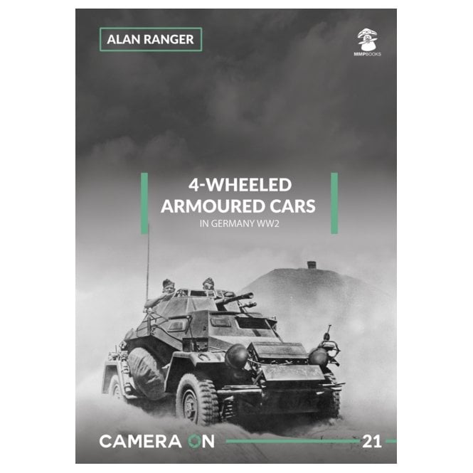 Camera On 21 4-Wheeled Armoured Cars in Germany WW2
