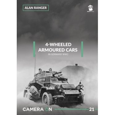 Camera On 21 4-Wheeled Armoured Cars in Germany WW2