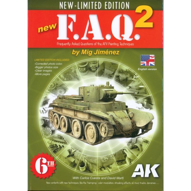 FAQ Frequently Asked Questions of the AFV Painting Techniques Vol.2 6th Edition