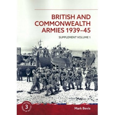 Order of Battle 3: British and Commonwealth Armies 1939-45 Supplement Vol.1