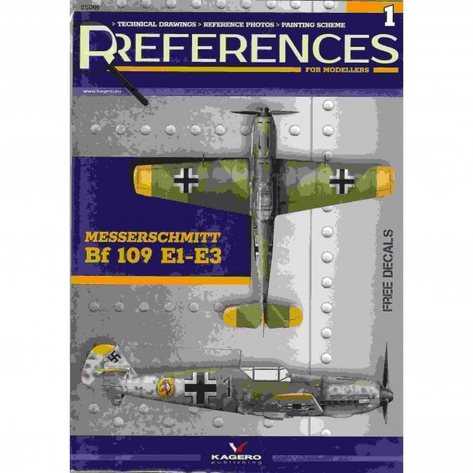 References for Modellers 1: Messerschmitt Bf109 E1-E3