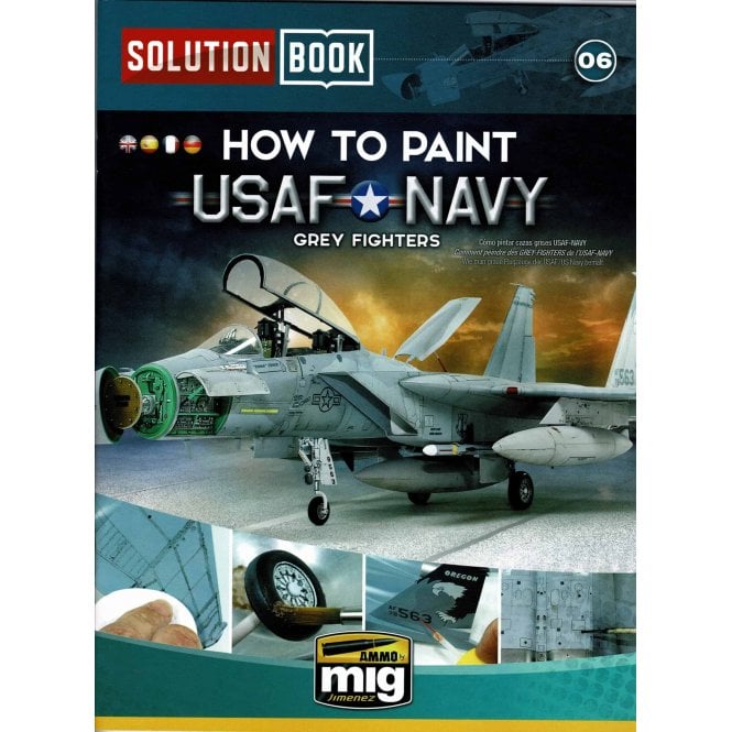 Solution Book 6: How to Paint USAF Navy Grey Fighters