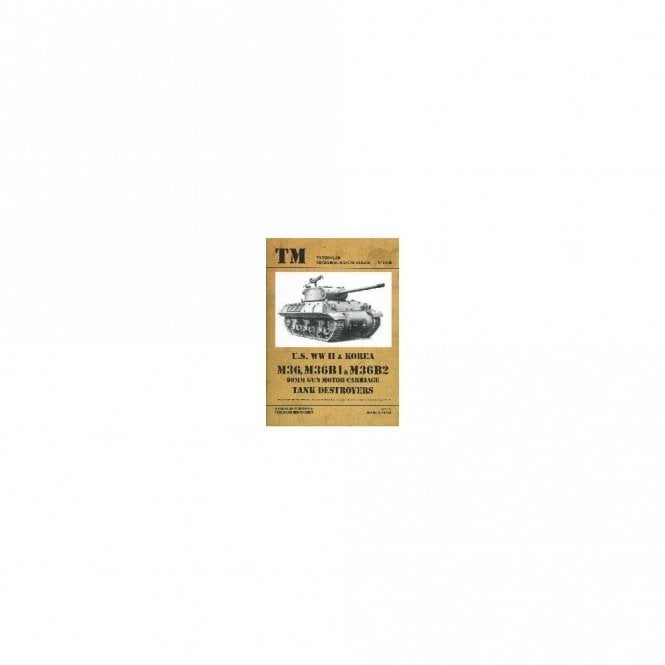 Tankograd 6036 US WWII & Korea M36, M36B1 & M36B2 90mm Gun Motor Carriage Tank Destroyers