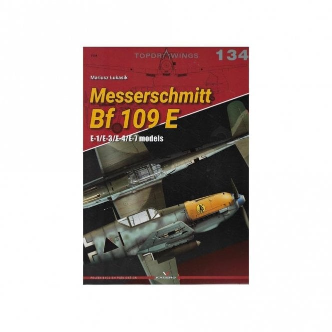 Top Drawings 7134 Messerschmitt Bf 109E - E-1, E-3, E-4, E-7 Models