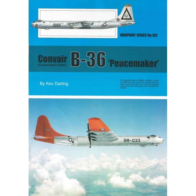 Warpaint 102 Convair B-36 Peacemaker